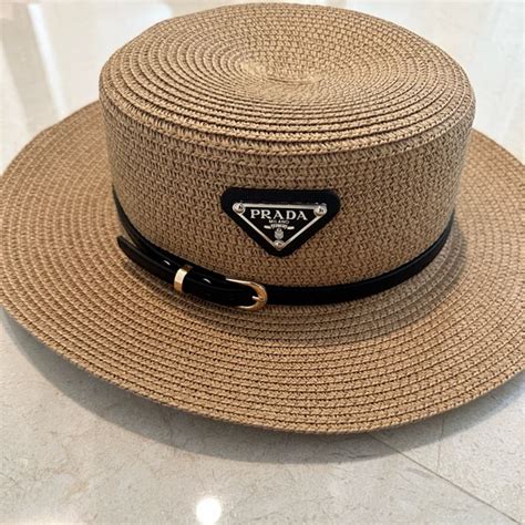 prada straw hat|prada hat price.